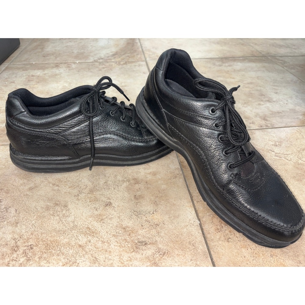 Rockport World Tour Classic Men's 13 M Black Leather Walking Shoes MWT18M
